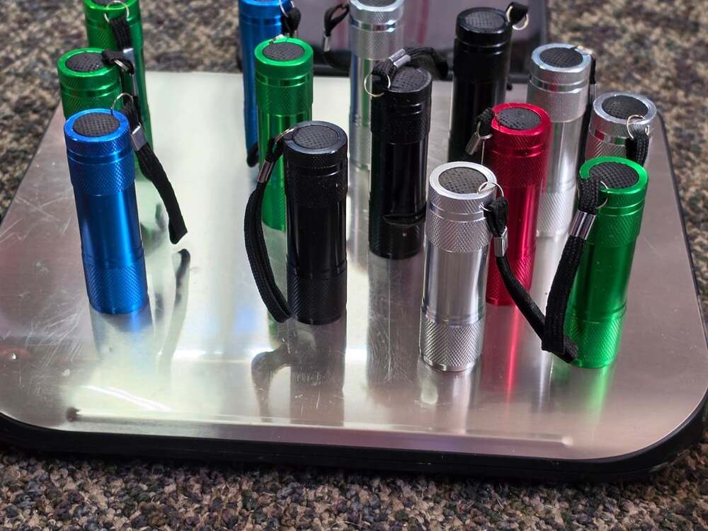 Assorted Mini LED Flashlights Lot of 10